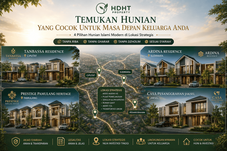 Suasana hunian islami modern